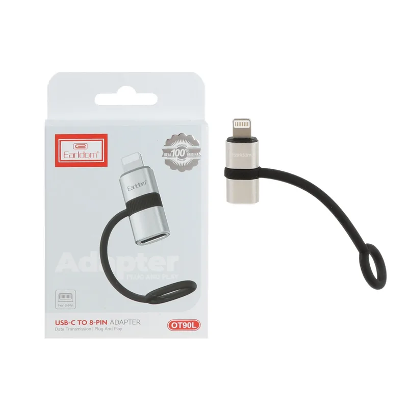Earldom Adapter USB-C To 8 Pin OT90L