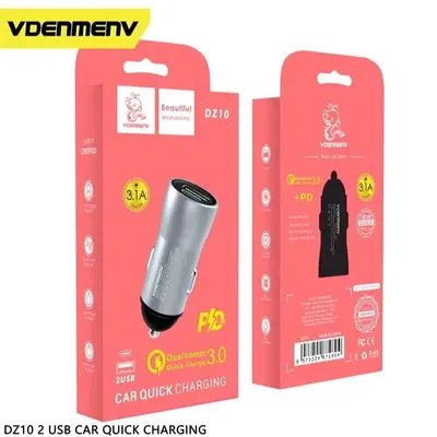 Vdenmenv Car Adapter QC 3.0 DZ10