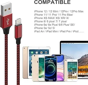 USB კაბელი iPhone 6-ისთვის