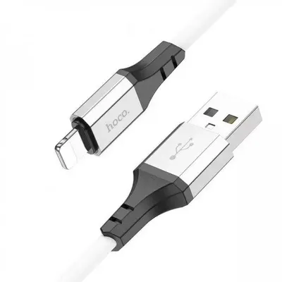 Hoco X86 iP Spear PD silicone charging data cable White