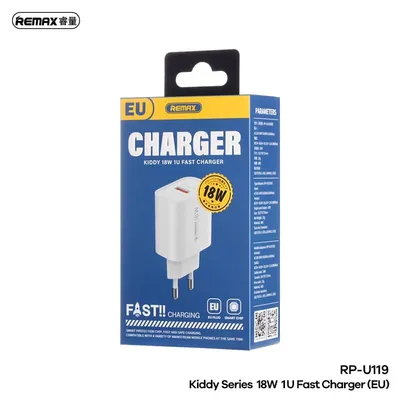 REMAX Kiddy Series 18W 1U Fast Charge RP-U119 EU