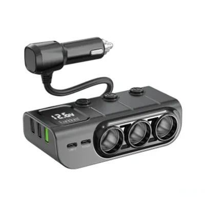 Earldom Car Charger Fast in Car Charger Splitter CS4