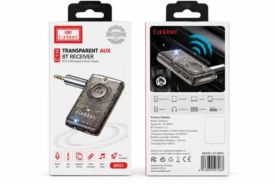 Eearldom Transpararent Aux BT Receiver BR01