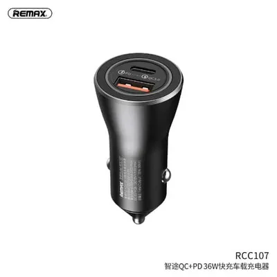 REMAX Fast Charging PD+QC Type-C Car Charger RCC107