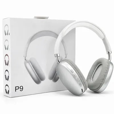 უსადენო ყურსასმენები P9 Smart Case-ით, ვერცხლისფერი