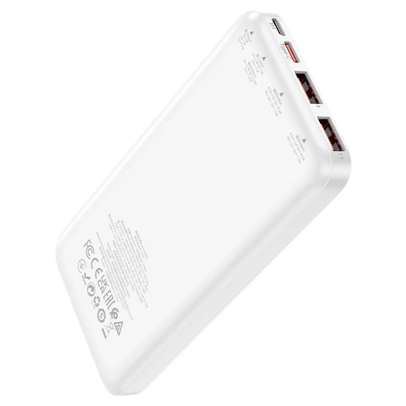 Hoco J101 Astute 22.5W fully compatible power bank(10000mAh) White