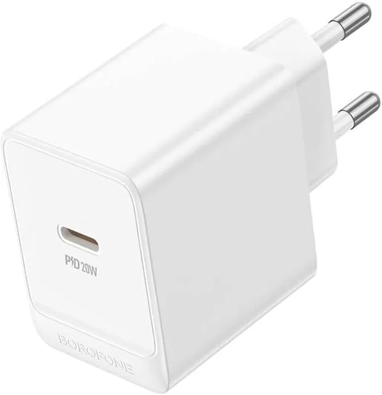Borofone BAS13A Erudite single port PD20W charger(EU) White