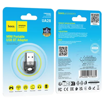 Hoco UA28 USB BT adapter