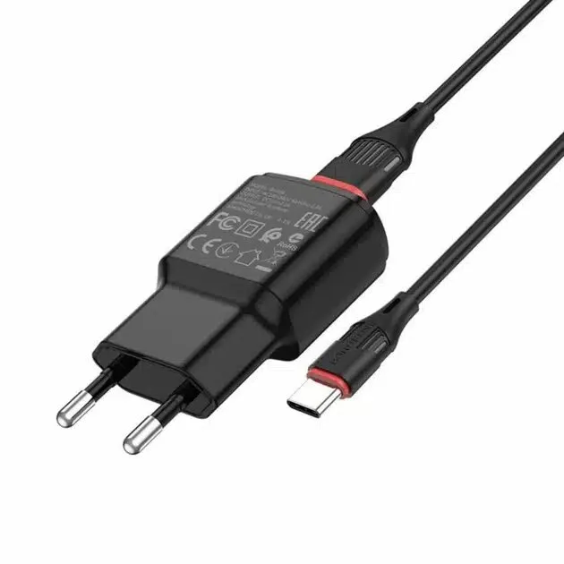 Borofone BA48A Orion single port charger set(Type-C)