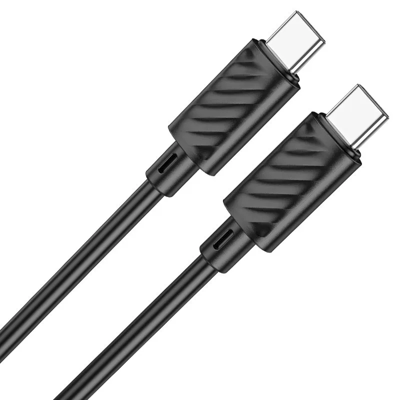 Hoco X88 Gratified 60W charging data cable for Type-C to Type-C black