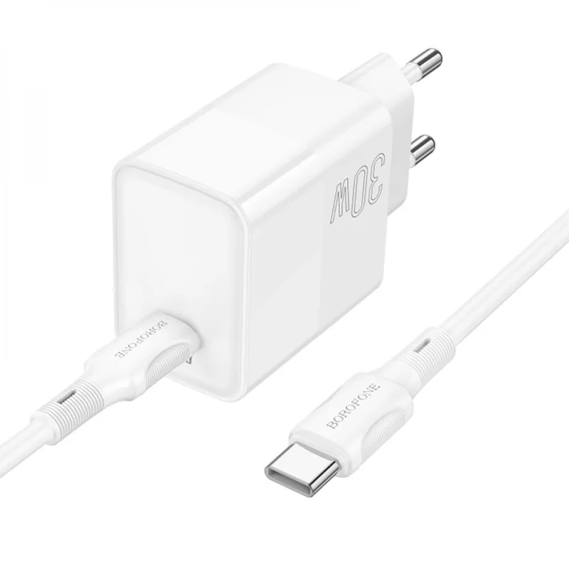 Hoco BA77A Insightful single port PD30W charger set(Type-C to Type-C)(EU)