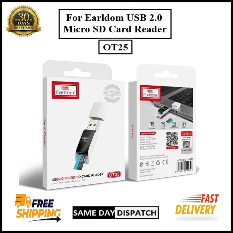 Earldom OTG USB2.0 Micro SD Card Reader OT25