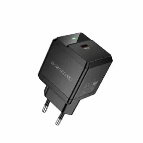 Borofone BN18 Intenso single port PD20W charger(EU) Black