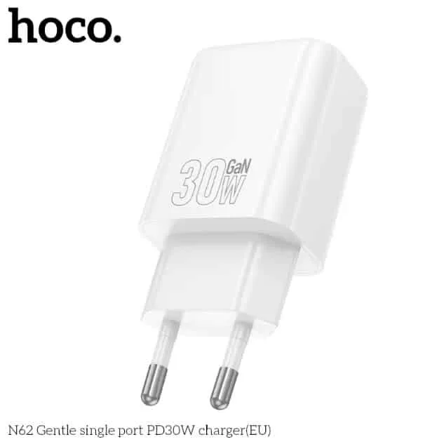Hoco N62 Gentle single port PD30W charger(EU) White