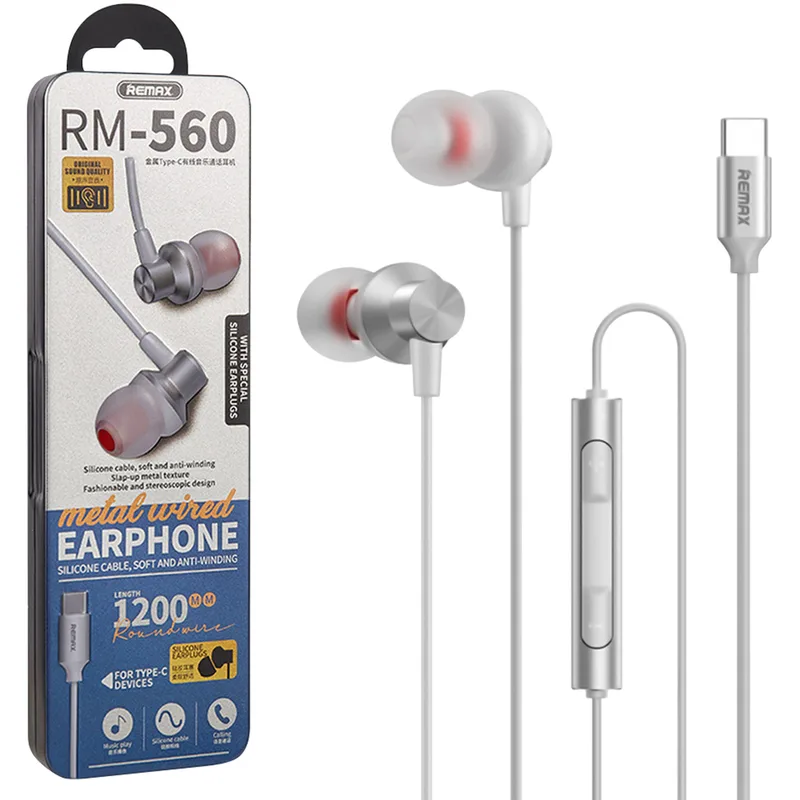 Remax Earphone for Lighting RM-560C White