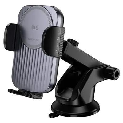 Borofone BH222 Leading push-type wireless fast charging car holder(center consol
