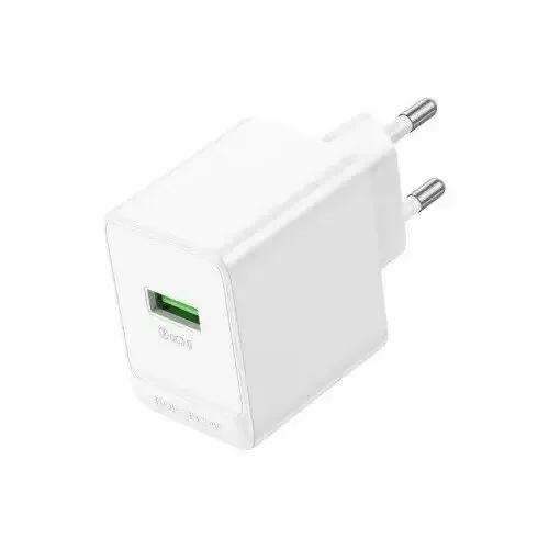 BAS12A Erudite single port QC3.0 charger set(Micro)(EU) White