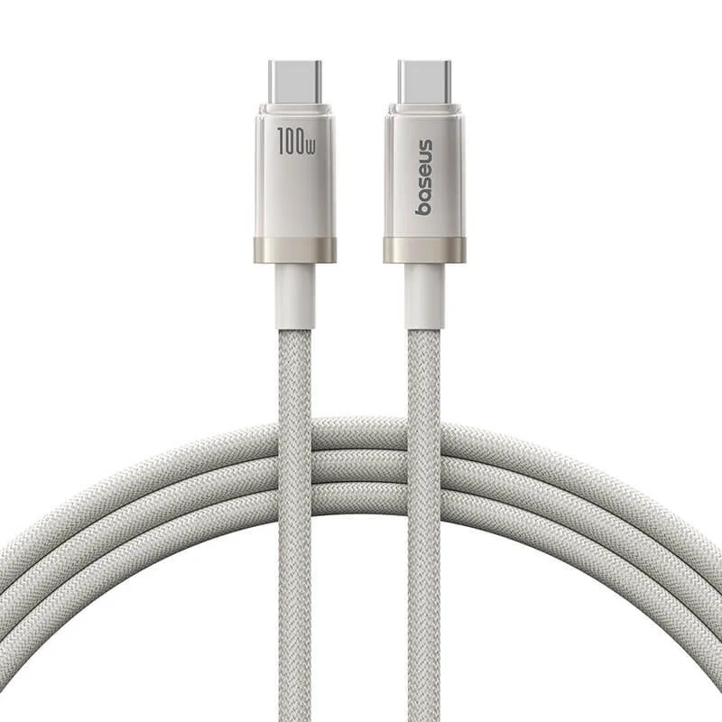 Baseus Vipow Fast Charging Cable USB-C to USB-C 100W 1m Galaxy Natural Titanium