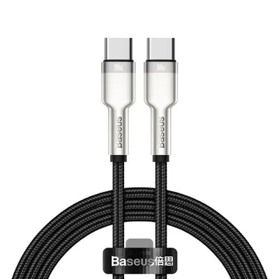 Baseus Cafule Series Metal Data Cable Type-C to Type-C 100W 1m Black