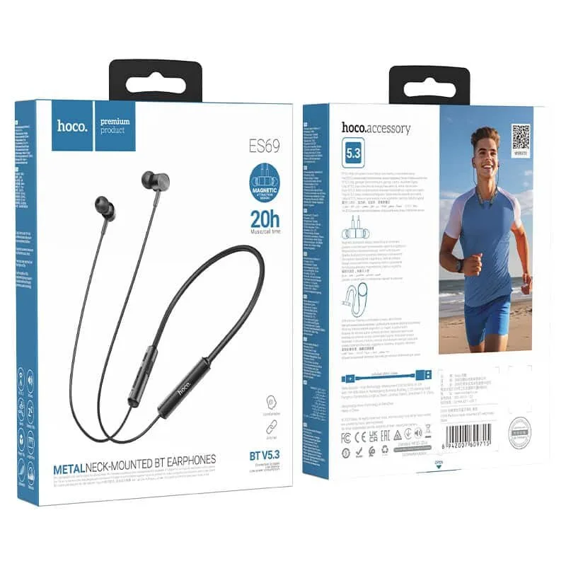 Hoco ES69 Platinum neck-mounted BT earphones