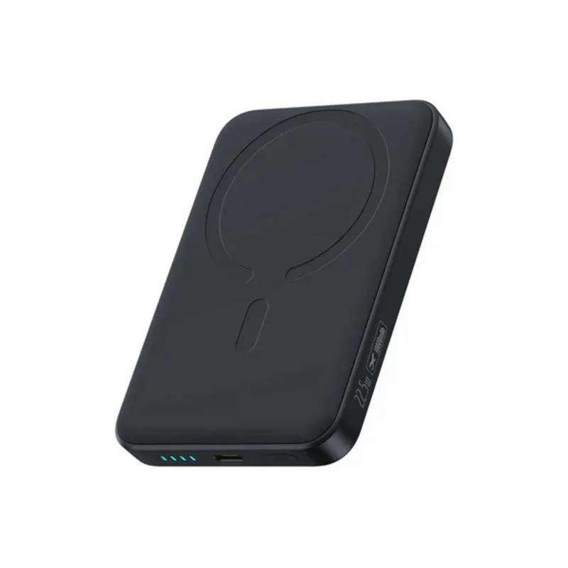 OS-Baseus EnerFill FM11 Ultra-Mini Magnetic Power Bank 10000mAh 22.5W Cosmic Black (Includes Simple Cable Type-C to Type-C 20V/3A 30cm Black)