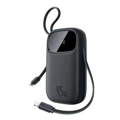 OS-Baseus EnerFill FC31 Qpow 3 Digital Display Power Bank with USB-C+iP Cables 1