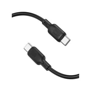 Borofone BX113 Lenny PD silicone charging data cable iP(L=1M) black