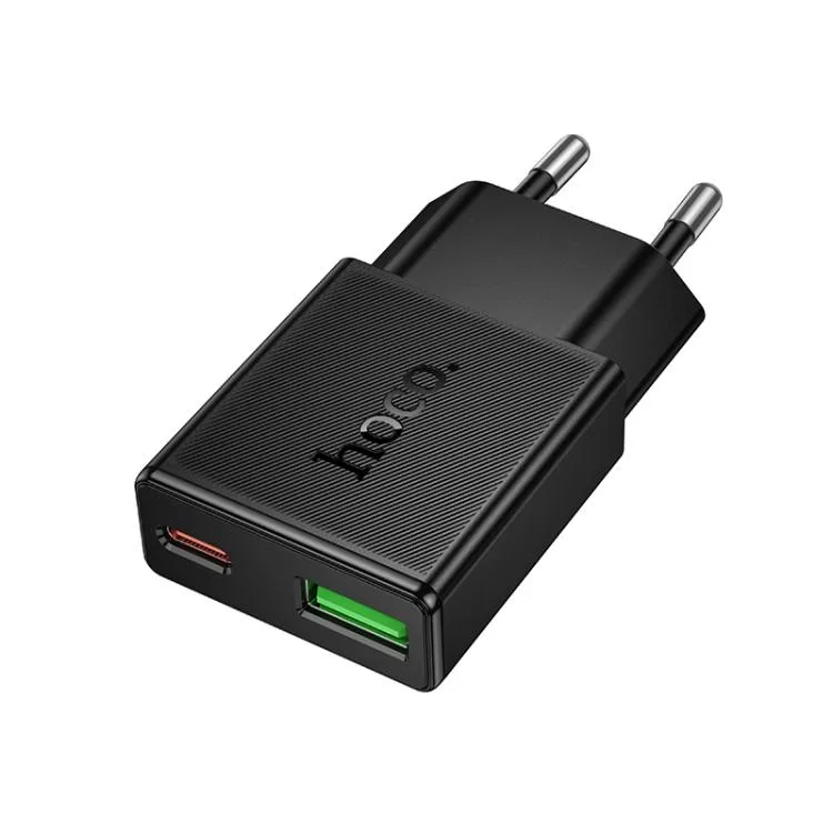 Hoco N73 Speed PD20W+QC3.0 ultra-thin charger(EU) black