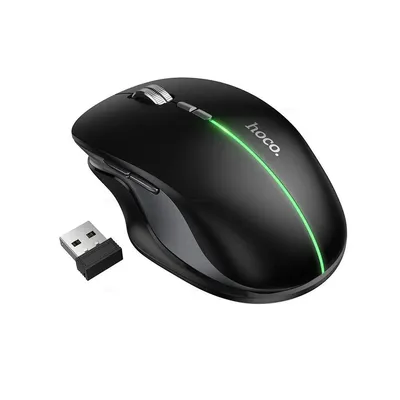 Hoco GM40 Dixon RGB dual-mode wireless mouse(rechargeable version) dark night bl