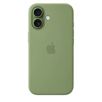 სილიკონის ქეისი ღია ხავსისფერი iPhone 17 Pro Max-ისთვის