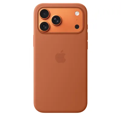 სილიკონის ქეისი ტერაკოტა iPhone 17 Pro Max-ისთვის