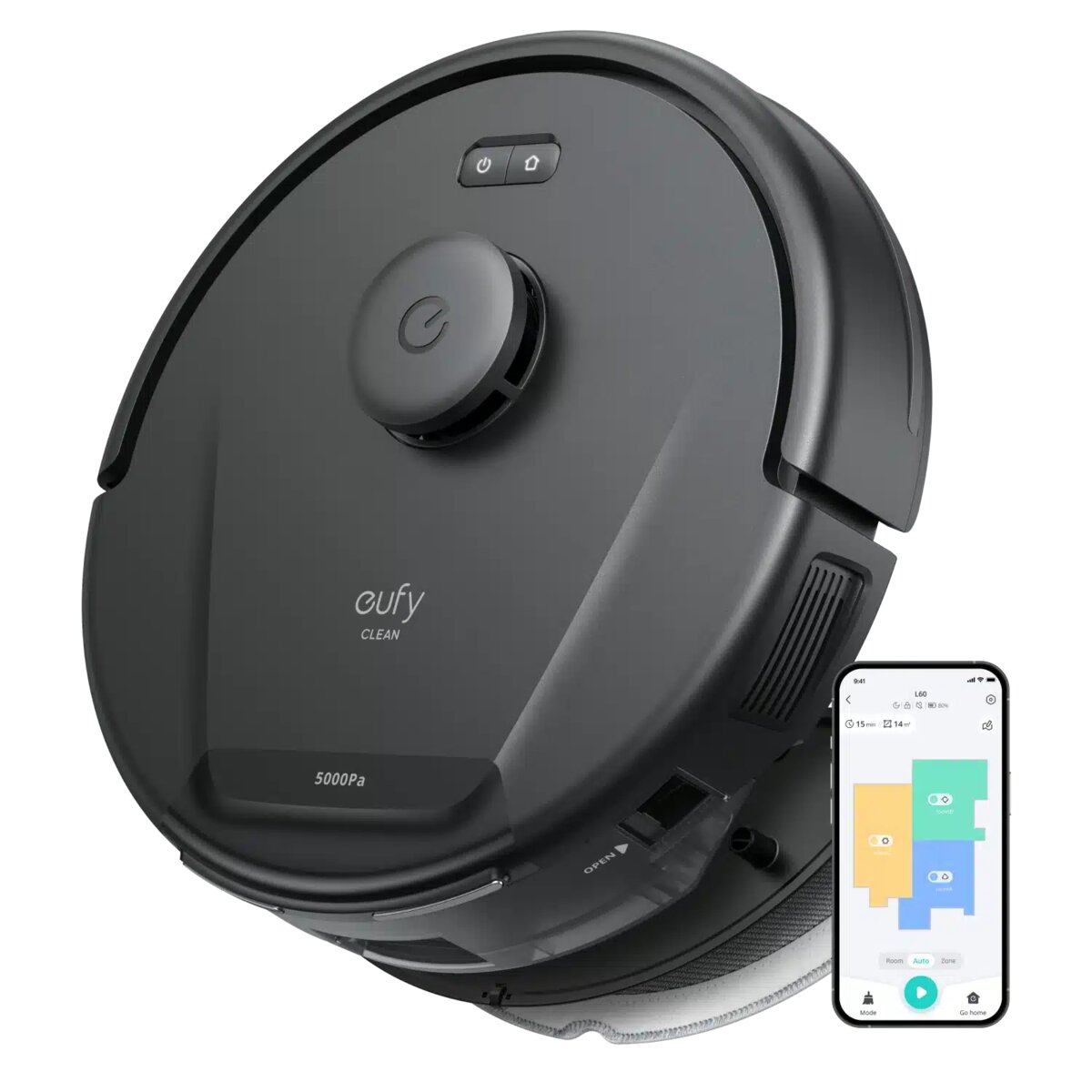 eufy Clean L60 Hybrid B2B - Europe (excluded UK plug) Black Iteration 1
