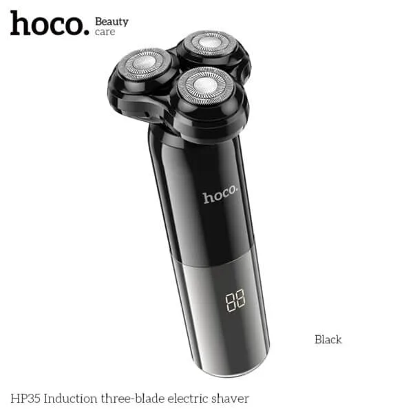 Hoco HP35 Induction three-blade electric shaver black