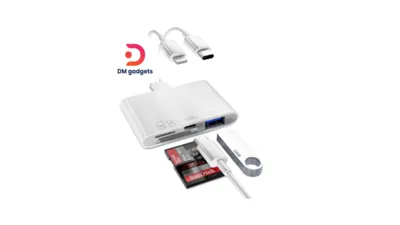 Earldom 4in1 USB-C To Lighting OTG Converter Card REader OT106CL