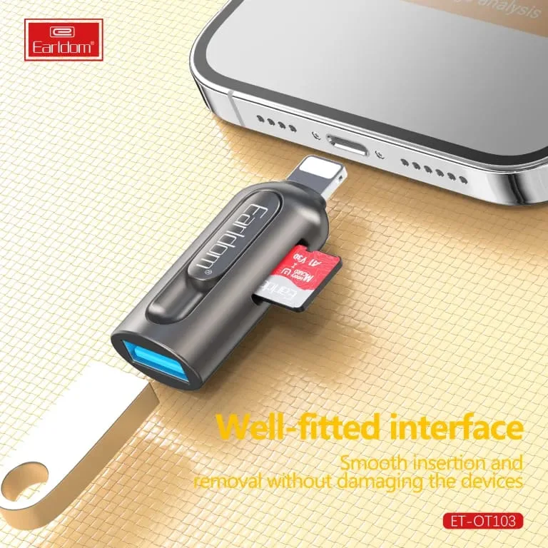 Earldom OTG 2in1 Card Reader OT103