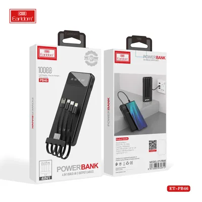Earldom 4in1 3a Power Bank PB67 10 000Mah