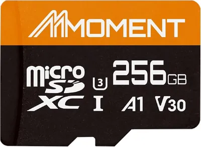 256GB UHS-I U3, A1 microSD (SD adapter included)