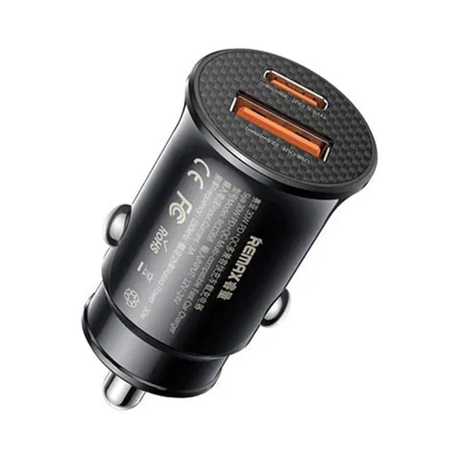 Remax Siya Series 30W PD+QC Multi-compatible Fast Car Charger RCC358