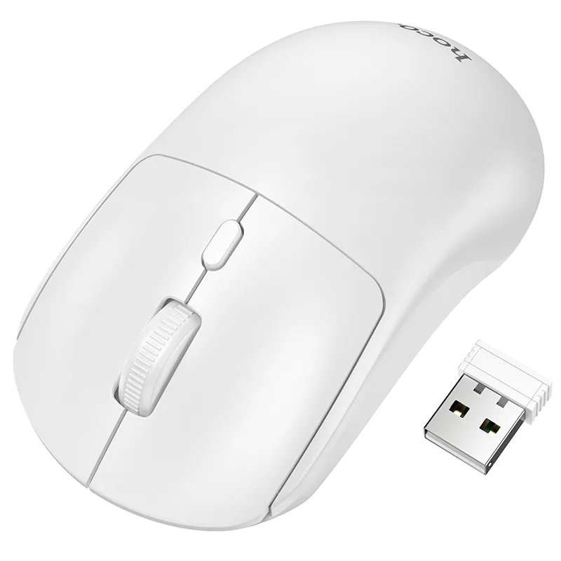 Hoco GM42 Platino 2.4G wireless mouse white