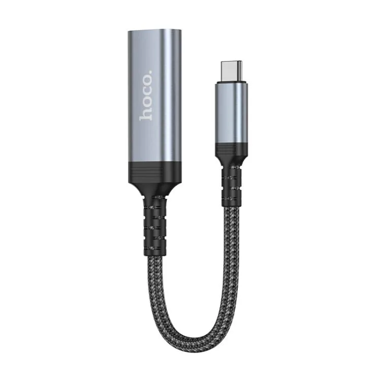 Hoco UA43A Type-C to HDTV conversion cable metal gray
