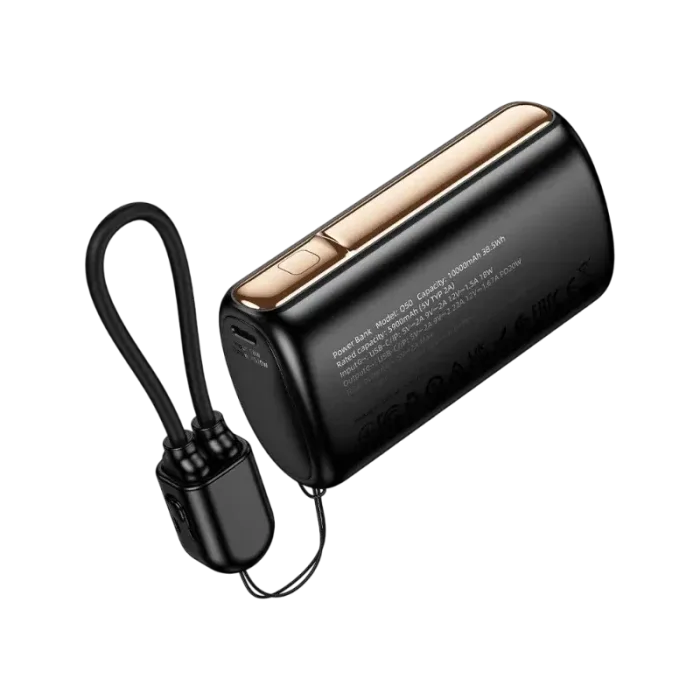 Hoco Q50 Victory PD20W power bank with cable(10000mAh) black