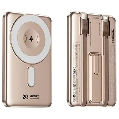 REMAX Magnetic 15W Wireless Power Bank with Built-in Foldable Stand 5000mAh CX-1