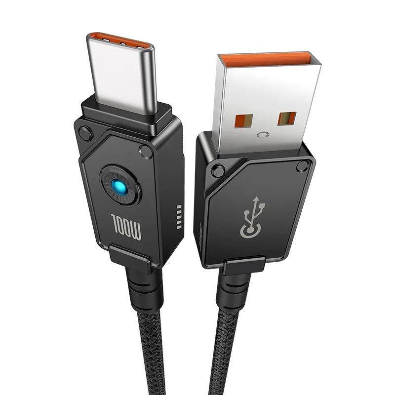 Baseus Unbreakable Series Fast Charging Data Cable USB to Type-C 100W 1m Cluster Black