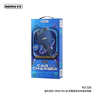 REMAX Car Charger 100W+PD RCC326