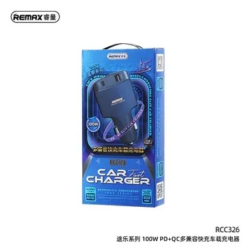 REMAX Car Charger 100W+PD RCC326