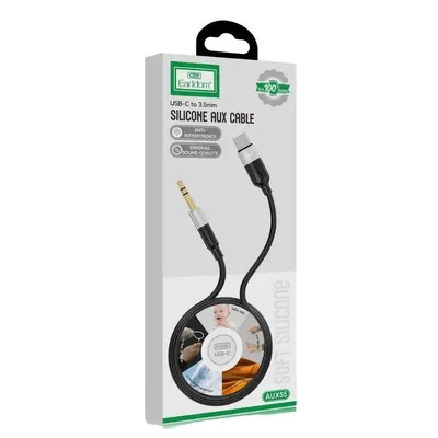 Earldom Silicone Aux Cable USB-C to 3.5 ET-AUX55(TC)
