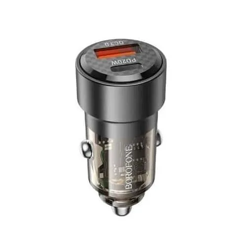 Borofone BZ20 Smart 38W dual port PD20W+QC3.0 car charger