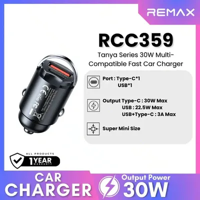 REMAX Tanya Series PD+QC 30W Multi-compatible Fast Charger RCC359