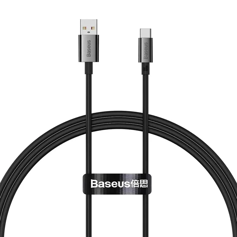 Baseus Superior Series Fast Charging Data Cable USB to Type-C 100W 1m Cluster Black