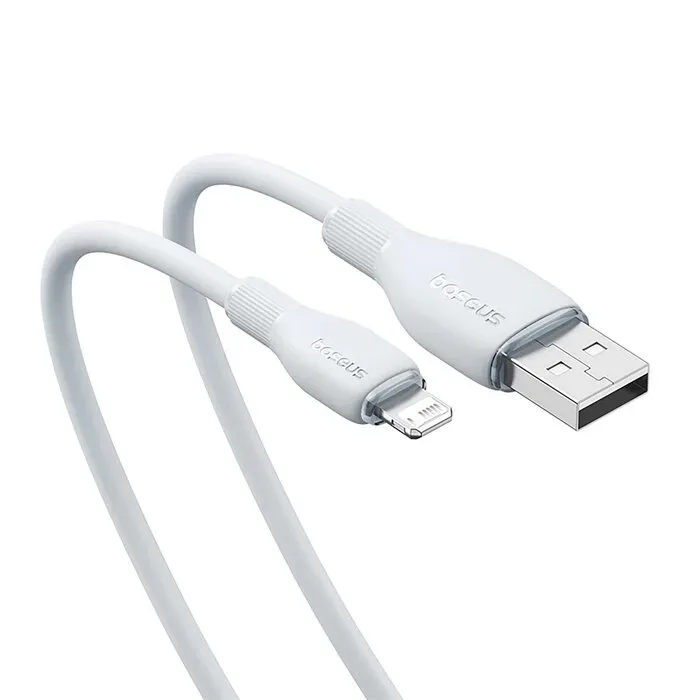 Baseus Pudding Series Fast Charging Cable USB to iP 2.4A 1.2m Stellar White